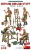 MiniArt 49020 GERMAN GROUND STAFF w/ACCESSORIES. NORTH AFRICA 1/48